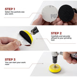 S SATC 100PCS 2 Inch Sanding Disc Hook and Loop Sandpaper 60 Grit Grinder Rotary Tools Attachment Aluminum Oxide Sanding Discs for Woodworking Wood Automotive Metal No-Hole S SATC