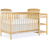 Dream On Me Anna 4-in-1 Full Size Crib and Changing Table Combo, Natural Dream On Me