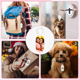 Guiqulai 300 Pcs Sublimation Keychain Blanks Bulk Double Side Heat Transfer Sublimation MDF Blank Set with Keychain Rings & Jump Rings,Heat Transfer Keychain Blank Board for DIY Crafts(Oval) Guiqulai