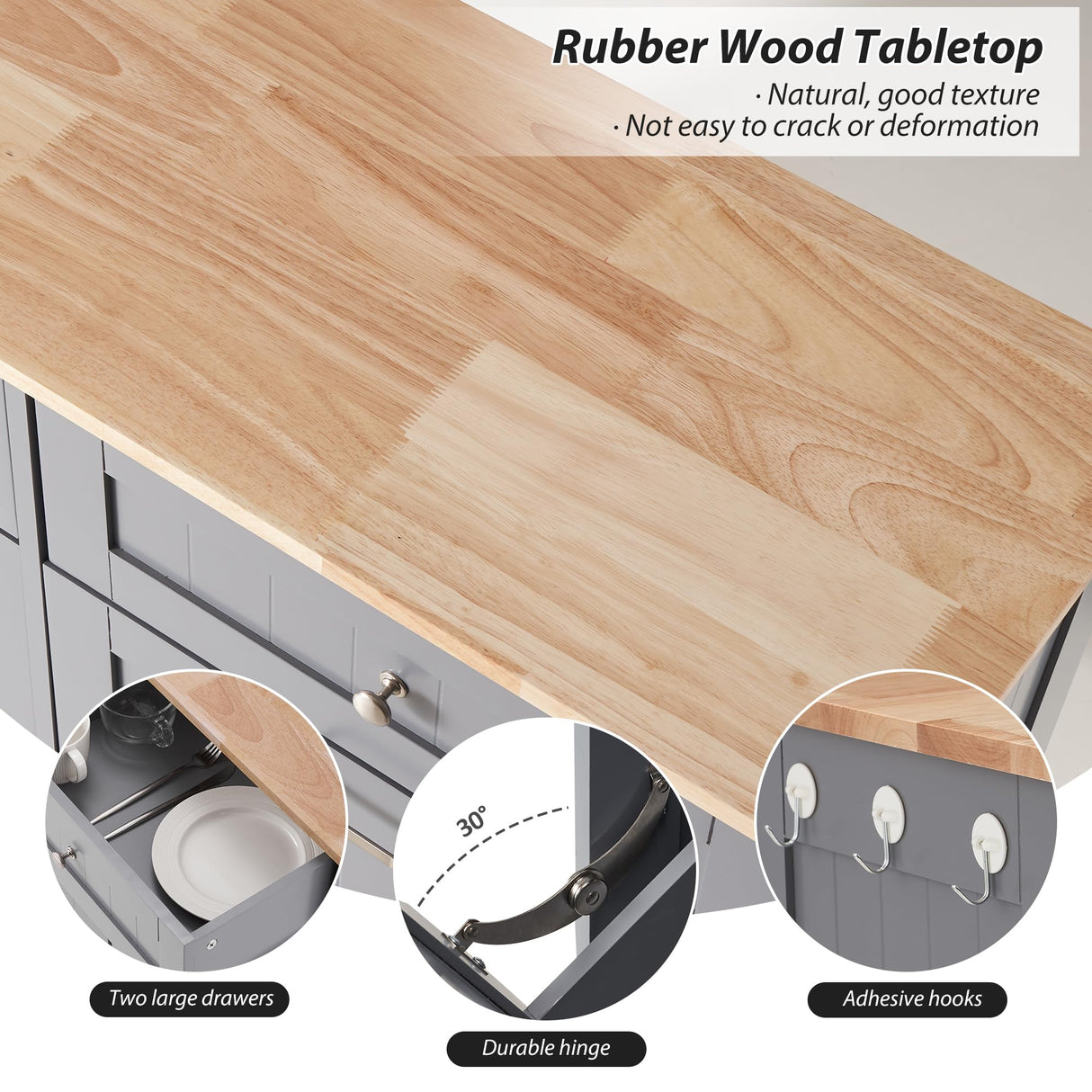 Spurgehom Double Tilt Out Trash Cabinet Kitchen Island,Laundry Hamper Pull Out Trash Can Cabinet 2X13 Gallon Freestanding Pet Proof Trash Can Garbage Can Holder for Living Room Dining Room,Grey Spurgehom