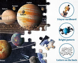 Space Puzzles for Adults, Solar System Planet Jigsaw Puzzles 1000 Pieces, Planet Earth Puzzles as Space Wall Art Decor PPuzzling