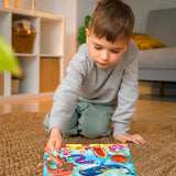 QUOKKA Puzzles for Toddlers 3-5 - 4 x 30 Pieces Puzzles for Kids Ages 2-4 - Animal Learning Jigsaw Puzzles for Kids 4-6 Years Old - Educational Toys for Boy and Girl QUOKKA