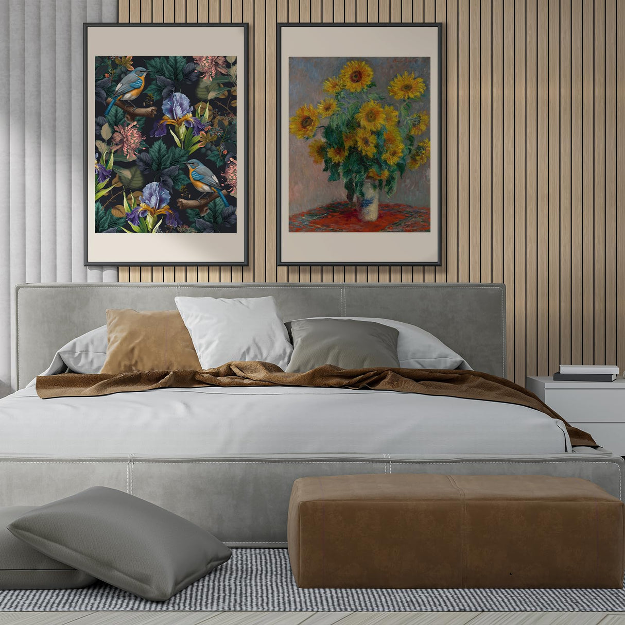 WADILE PVC Wood Grain Panels for Wall, 15.7 in X 8.5 ft Oak Soundproof Panels, 3D Wall Panels for Interior Decor, Cover 11.2 Sqft WADILE