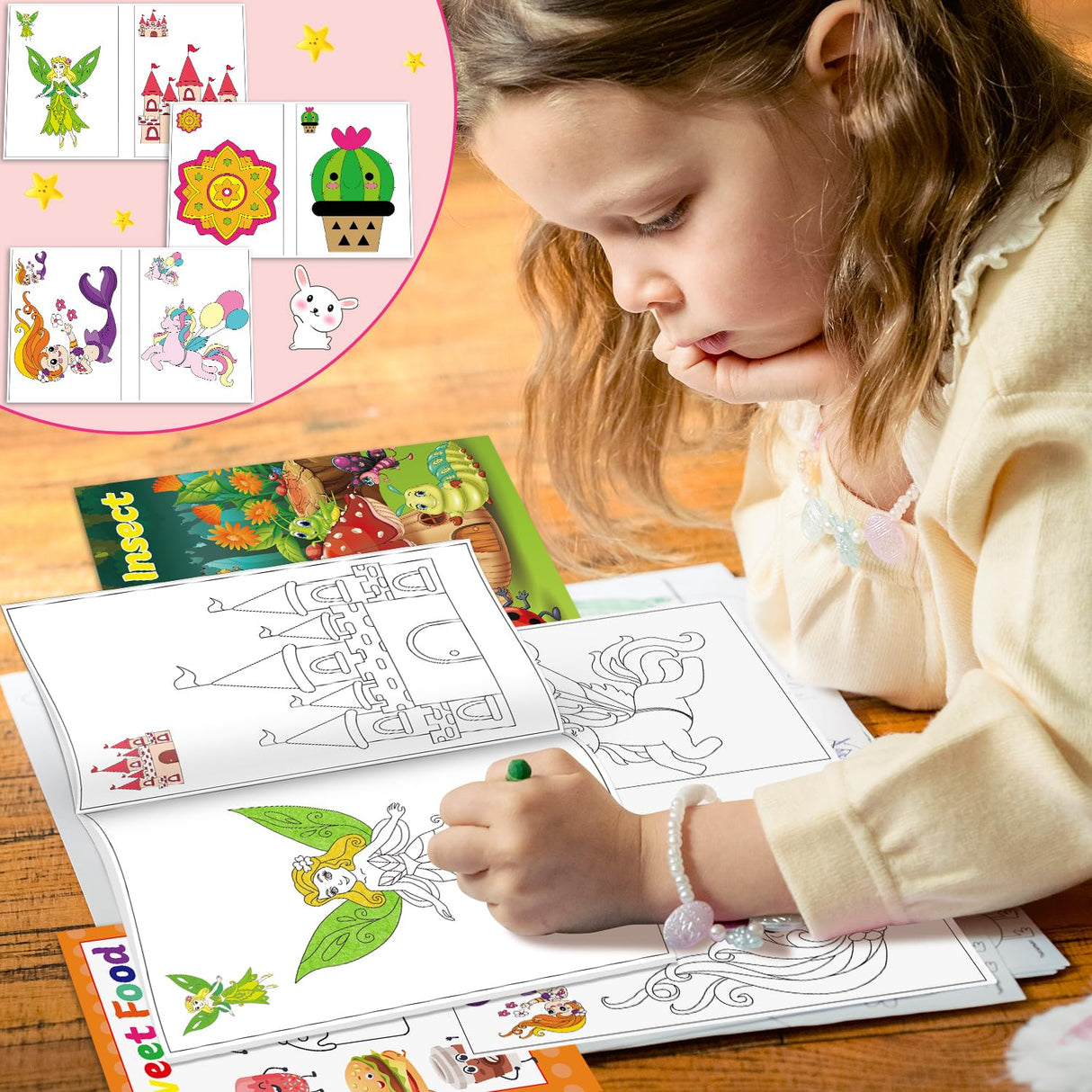 Kalysky 15Pack Bulk Coloring Books (5.9 * 8.5 inch) for Kids Ages 2-4 4-8, Kids Party Favors Carnival Prizes Goodie Bag Stuffer,Classroom Activity Supplies,Activity Books for Kids Kalysky