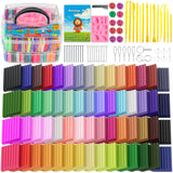 Polymer Clay 60 Colors, CiaraQ Modeling Clay for Kids, Oven Bake Clay with Sculpting Tools, Non Toxic, Ideal for Sculpture, Crafting, DIY Projects CiaraQ