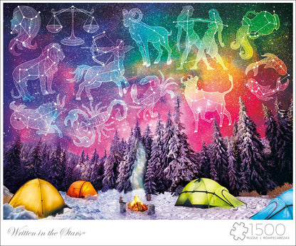 Buffalo Games - Written in The Stars - 1500 Piece Jigsaw Puzzle for Adults Challenging Puzzle Perfect for Game Nights - Finished Size is 38.50 x 26.50