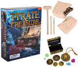 Zugar Land 6" Pirate Treasure Chest Excavation Dig Kit - Be an Explorer! Dig & Discover The History and Myths of Pirate with This Cool kit. Zugar Land