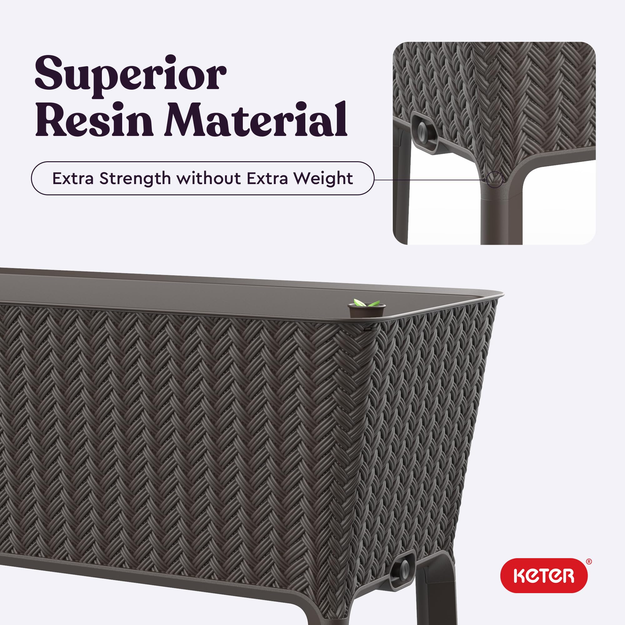 Splendor 31.7 Gallon Raised Garden Bed - Thumbnail 4