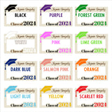 Graduation Money Holder 2024 Personalized, Graduation Gifts Money Holder w/Name and Message - 12 Graduation Cap Colors, Money Holder for Cash Gifts Graduation, Class of 2024 Graduation Gifts Customization Mill