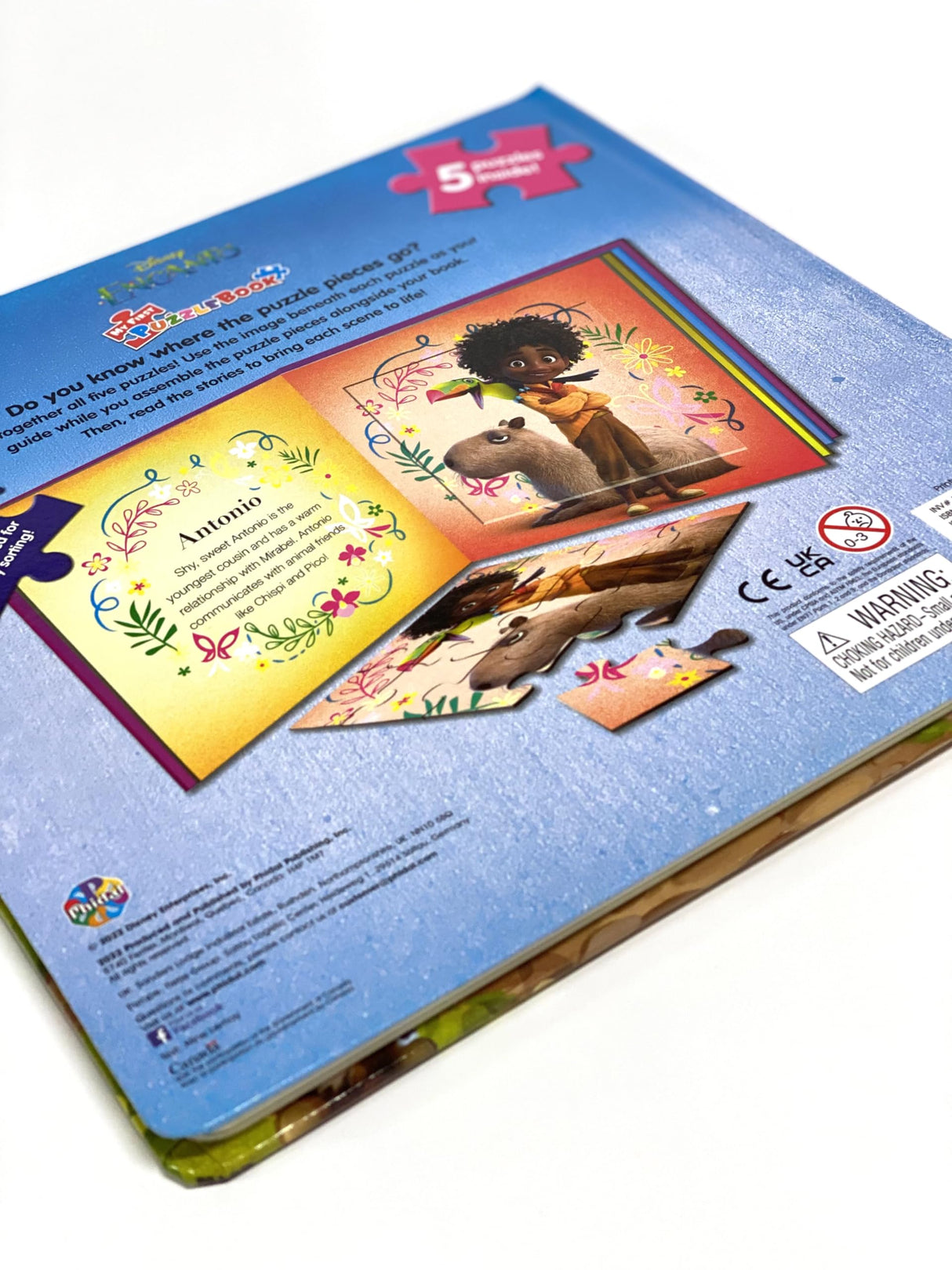 Disney Encanto My First Puzzle Book - Jigsaw Puzzles for kids, 10-page board book, 5 puzzles to enjoy Phidal