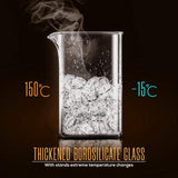 Utopia Kitchen 34 Ounce 1 Liter French Press Coffee Maker, Tea Maker, Travel Coffee Presses, Heat Resistant Thickened Borosilicate Coffee Pot for Camping Travel Gifts, Black Pack of 1 Utopia Kitchen