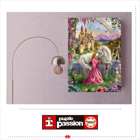 Educa 17985 Fairy and Unicorn Puzzle, 500 Pieces, Multicoloured, Piezas Educa
