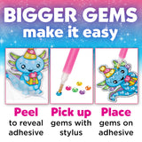 Creativity for Kids Big Gem Diamond Painting Kit: Axolotl Stickers & Suncatcher Kit - Boys and Girls Art & Craft, Axolotl Toys and Gifts for Kids (Ages 6+) Creativity for Kids