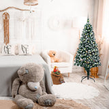 GothicBride Christmas Tree Stand - 40cm Portable Iron Metal Base for 0.5"-1.57" Pole, Foldable Universal Stand for Xmas Trees GothicBride