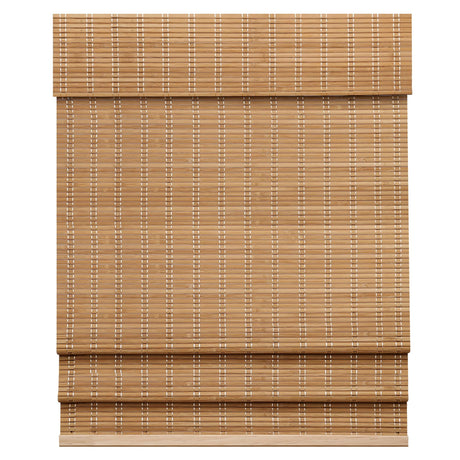 LazBlinds Cordless Bamboo Roman Shades, Light Filtering Window Treatment, Roll Up Bamboo Blinds for Windows, 39'' W x 60'' H LazBlinds