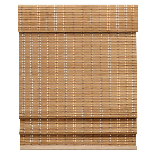 LazBlinds Cordless Bamboo Roman Shades, Light Filtering Window Treatment, Roll Up Bamboo Blinds for Window 30'' W x 60'' H