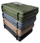 Hard Lockable Gun Case for Pistol, Revolver, and Handgun 12.3" inches x 10.5" Airline Compliant Locking 9mm TSA Approved Firearm Travel Non-Waterproof Storage Box Gun Carrying Case for Pistols Cedar Mill Fine Firearms