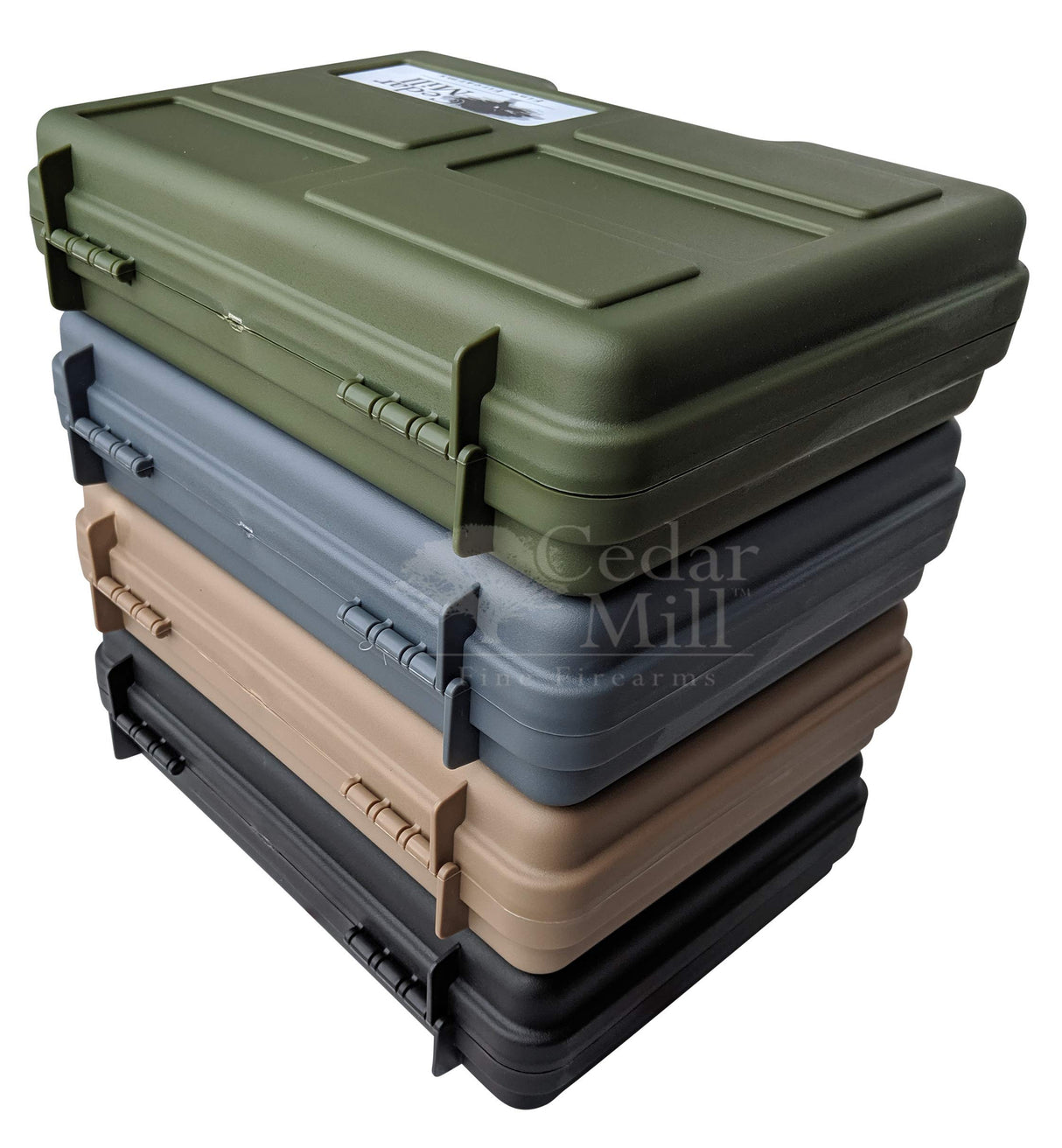 Cedar Mill Fine Firearms TSA Approved Gun Case - Gun Carry-on Bag for Handgun & 9mm Pistol, Revolver - Airline Approved Hard Case - Travel Pistol Carrying Bag (12.3” x 10.5”) Cedar Mill Fine Firearms