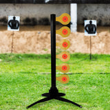 Birchwood Casey World of Targets Dueling Tree Shooting Sports Competition Handgun AR500 Yellow Steel Paddles Target Birchwood Casey