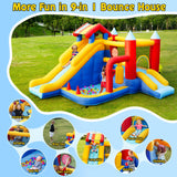 Inflatable Bounce House for Kids Outdoor 9 in 1 Large Bounce Castle for Toddlers Indoor Backyard Big Jump Bouncy House with Blower, Two Slide, Ball Pit, Basketball, Boxing, Climbing, 11.38x10.2FT AONESY