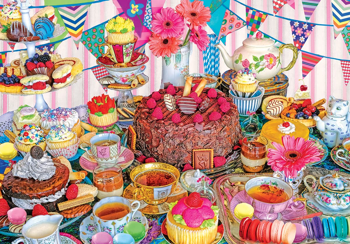 RoseArt - Kodak Premium - Tea Party Tent - 1500 Piece Jigsaw Puzzle for Adults KODAK PREMIUM PUZZLES