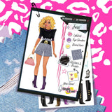 Canal Toys Style 4 Ever Fashion Design Studio, Design your own Fashions, Design Sheets with Stencils, Stickers, and Fabrics, Add Colors, Patterns, and Textures, All Organized in the Stylish Studio Canal Toys