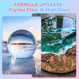 KISREL Epoxy Resin 2Gallon - Crystal Clear Epoxy Resin Kit - No Yellowing No Bubble Art Resin Casting Resin for Art Crafts, Jewelry Making, Wood & Resin Molds(1 Gallon x 2) KISREL