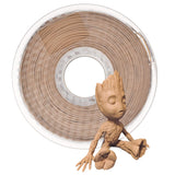 iSANMATE Wood Filament 1.75mm, PLA+ Wood Filament 1.75mm, 3D Printer Filament 1kg/Spool (Update 20% Real Wood Fiber) iSANMATE