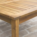 Christopher Knight Home Perla Outdoor Acacia Wood Coffee Table, Teak Finish ,Brown Christopher Knight Home