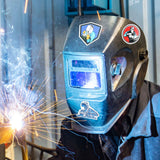 100 Pieces Welding Stickers Hard Hat Stickers Welding Stickers Decals, Tool Box Stickers Funny Stickers for Helmet Welding Construction Worker Lineman Oilfield Electrician Decals Zonon