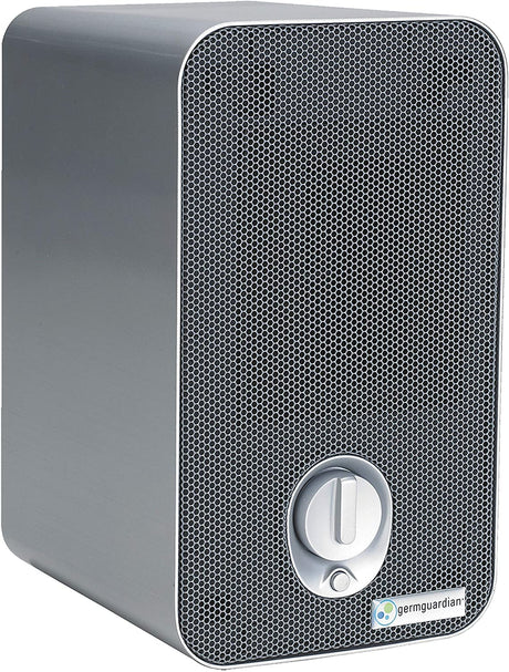 GermGuardian Air Purifier for Home with HEPA Filter, Removes 99.97% of Pollutants, Covers up to 375 Sq. Foot Room in 1 Hr, UV-C Light Helps Reduce Germs, Zero Ozone Verified, 11", Silver, AC4100CA GermGuardian