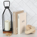 Aesthetic Decorative Books - Set of 2 Stylish Boxes Enhance Your Coffee Table, Bookshelf or Mantel Decor - Beautiful Fake/Faux Books for Modern Home Decoration, Photo Storage and as a Keepsake Box ZICOTO