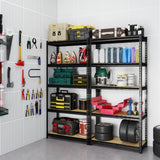 ZEUKMXOO Garage Shelving, 2400 LBS Metal Storage Shelves, 12" x 28'' x 60'' Heavy Duty Shelf, Adjustable Shelving Rack, Standing Shelf Units, Shelves for Garage Storage ZEUKMXOO