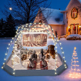 Bubble Tent 4-6 People Transparent Tent 10 'x10' Outdoor Tent Cold and Waterproof Suitable for Terrace, Canopy, Backyard Star Watching Camping Portable Tent VEIZXUN