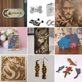 ACMER S1 Laser Engraver Mini Machine for Crafting Beginner-Friendly Wood Laser Engraving for DIY Jewelry Wood Glass Leather, Engraving Area 5.1"x5.1" (2.5W) ACMER