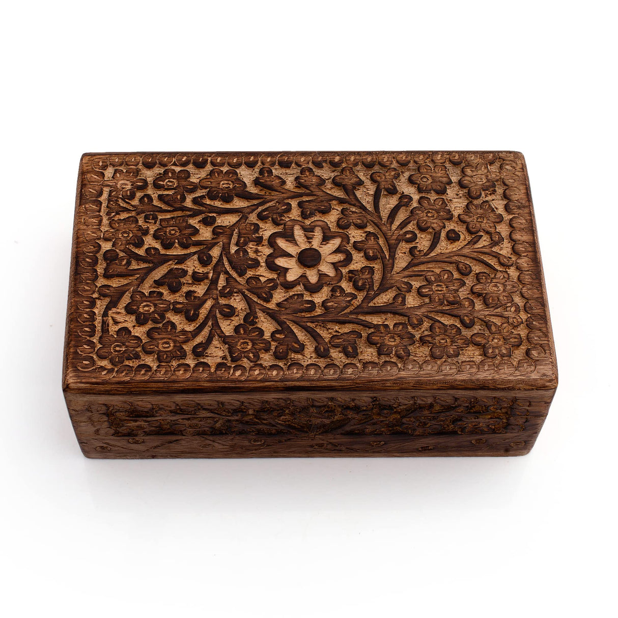 Great Birthday Gift Ideas Handmade Decorative Wooden Jewelry Box Jewelry Organizer Keepsake Box Treasure Chest Trinket Holder Watch Box Storage Box Housewarming Gifts Women The Great Indian Bazaar