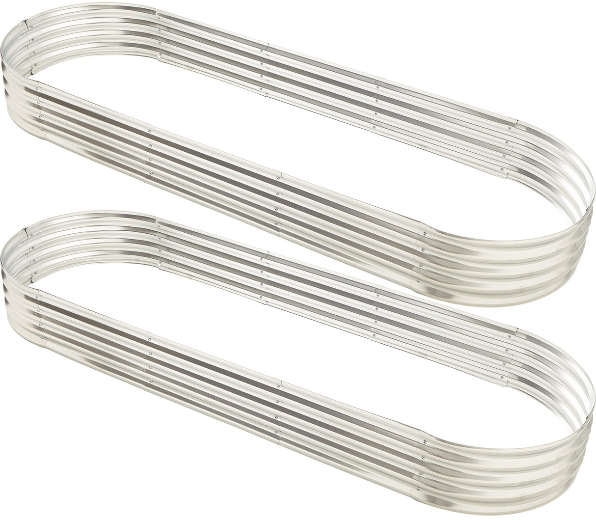 9 ft x 3 ft Raised Garden Bed Metal Elevated Planter for Vegetable Flower Herb (2pk) Yararday