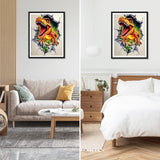 NEWENMO Dinosaur Diamonds Painting Kits for Adults Beginner, DIY 5D Animals Diamond Art Paint with Round Diamonds, Full Drill Gem Art Diamonds Art Painting for Home Wall Decor 12x16 Inch NEWENMO