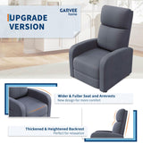 Garvee Recliner Chair for Adults, Lazy Recliner Ergonomic Adjustable Single Sofa Enhanced with Side Pocket, Tall Back, Wide Arms & Padded Seat, Home Theater Seating for Living Room Garvee