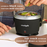 Crock-Pot Electric Lunch Box, Portable Food Warmer for On-the-Go, 20-Ounce (591 mL), Black Licorice Crock-Pot
