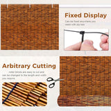 Natural Reed Fencing Rolls, Decorative Bamboo Fencing 2ft 3ft 4ft 5ft 6ft High Roll Reed Screen Curtain, Bamboo Fencing for Outdoor Balcony Patio Garden Backyard Privacy(H0.61xL5m/H2xL16.4ft) JixCJHj