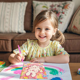 PERFECTSIGHT Cute 5D Diamond Art Kits, Kawaii DIY Painting Art for Adults Teen, 4 Pack Diamond Arts and Crafts Sets, Big Gem Full Drill Diamond Dots for Women (Multicolor Animal) PERFECTSIGHT