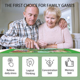 1500 Pieces Puzzle Table with Legs Portable Jigsaw Puzzle Table with Drawers Angle & Height Adjustable Puzzle Tables for Adults Tilting Folding Puzzle Board Table Birthday Gifts for Women & Men QUTMISAMY