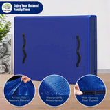 Cosy Family Mattress Bags for Moving with 8 Handles - 170GSM Extra-Thick Mattress Bag for Moving Supplies - Reusable Mattress Cover Protector Storage with Zipper, Blue, Full Cosy Family