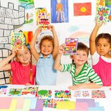 Treasure Cove Card Making Kits for Kids Handmade DIY Greeting Card Kits Thank You Cards Art Crafts with Envelopes Stickers for Girls Boys Birthday Thanksgiving Party Supplies 12 Pcs Treasure Cove