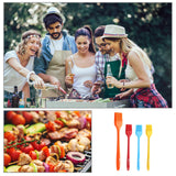 4PCS Silicone Basting Pastry Brush, Kaloo Kitchen Cooking Brush for Food Butter Oil BBQ Sauce Baking, Heat Resistant & Dishwasher Safe (Stylish Dog Pattern) KL KALOO