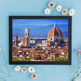 Full Drill Florence Skyline St Mary's Basilica Italy DIY 5D Diamond Painting by Number Unique Kits Home Wall Decor Crystal Rhinestone Wall Decor 12x16 inch TUTUMAY21