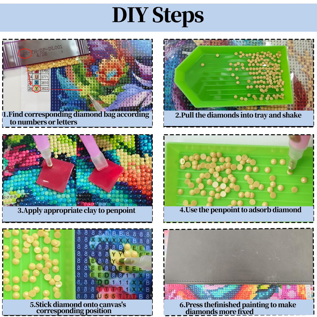 YIYIAH Mandala Diamond Painting Kits for Adults - Diamond Art Kits for Adults -Full Drill Diamond Dots Crafts for Adults - Gem Art for Home Wall Decor Gift YIYIAH