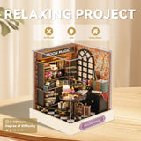 Flever Dollhouse Miniature DIY House Kit Creative Room with Furniture for Romantic Artwork Gift (Moon Magic) Flever