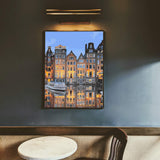 LikeyFactory Paint by Numbers Kit for Adults 16"x20" Rolled Canvas with Paintbrushes Acrylic Paints Premium DIY Painting Set on Canvas (1 16"x20", Sunset in Amsterdam) LikeyFactory
